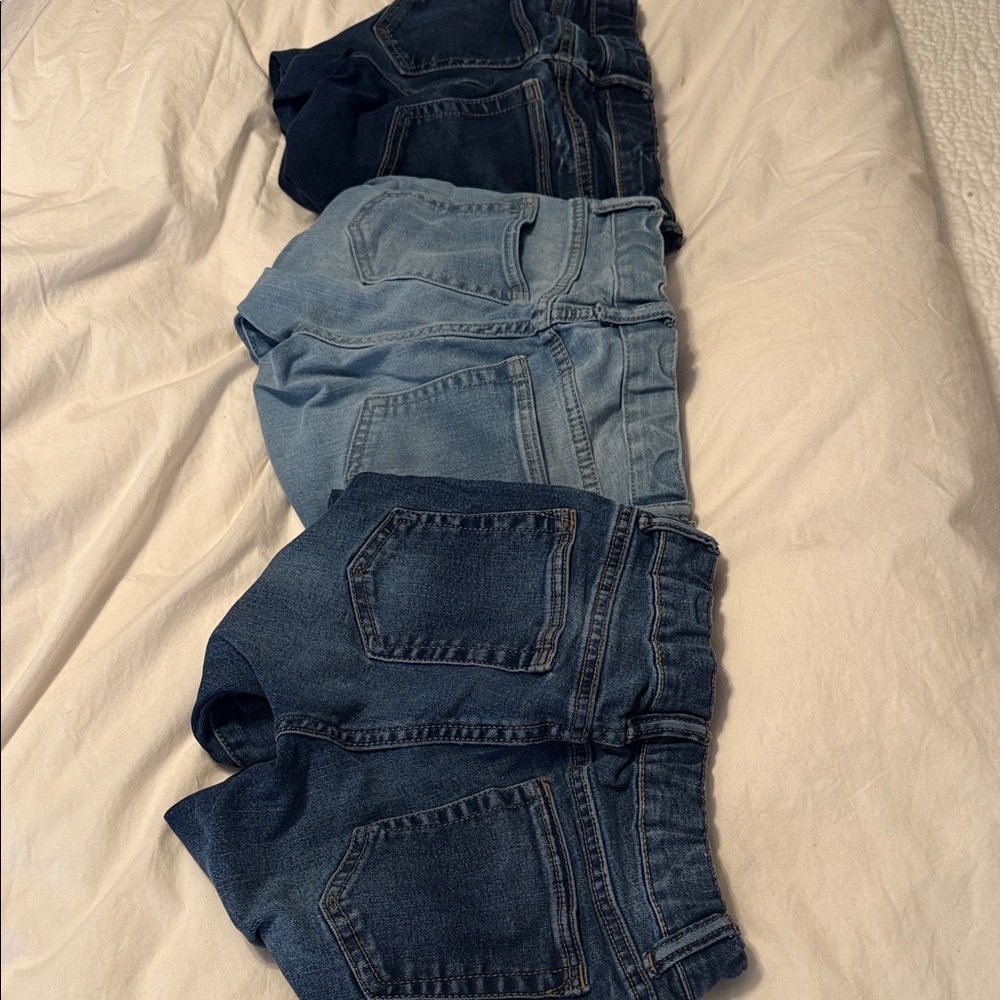 GAP Boys Jeans Trio - Dark Blue, Light Blue, Medium Blue - Picture 3 of 5